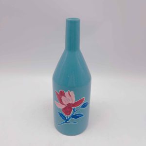 Blue Ceramic Painted Vase