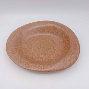 Brown Ceramic Irregular Plate