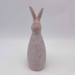 Brown Ceramic Rabbit Figurine