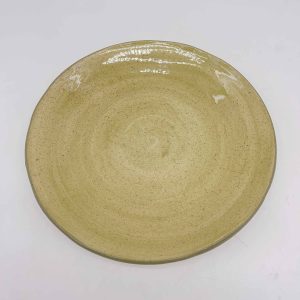 Brown Oval Medium Temperature Ceramic Plate