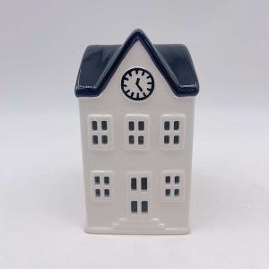Ceramic Black Christmas House Roof Decor