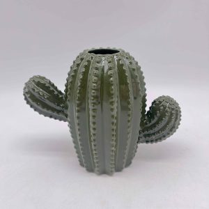 Ceramic Cactus Vase Succulent Planter Decor