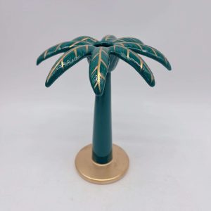 Ceramic Coconut Tree Trunk Candle Holder
