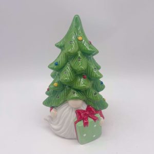 Ceramic Cute Santa Christmas Tree Ornament