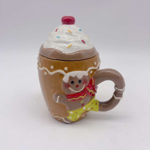 Ceramic Gingerbread Ice Cream Set