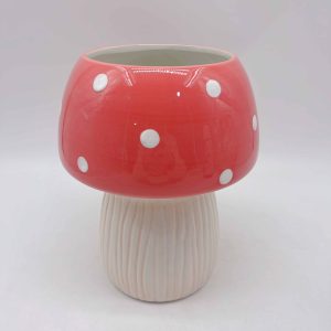 Ceramic Mushroom Vase Decor Elegant