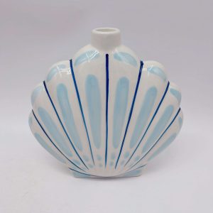 Ceramic Scallop Shell Candle Holder