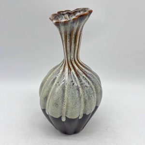 Ceramic Vase with Kiln Glaze Finish