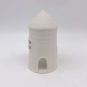 Ceramic White Round Christmas House Decor