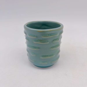 Green Ceramic Glaze Wax Cup