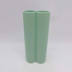 Green Polka Dot Ceramic Vase