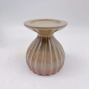 Kiln-Glazed Ceramic Candle Holder