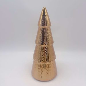 Large Gold Ceramic Christmas Tree Ornament