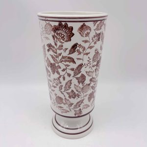 Large Hand-Painted Ceramic Vase