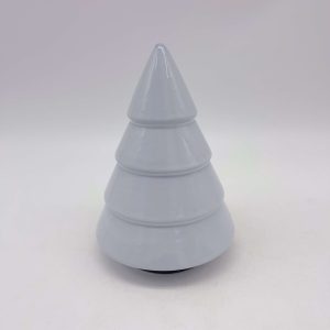Medium White Ceramic Christmas Tree Decoration