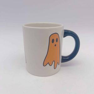 Orange Goblin Ceramic White Mug