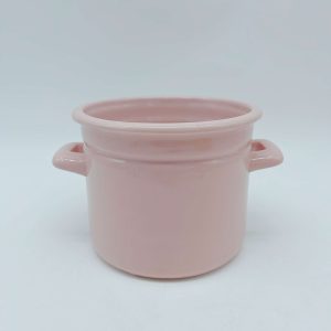 Pink Glossy Ceramic Planter Pot