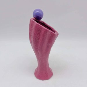 Purple Ceramic Alien Vase