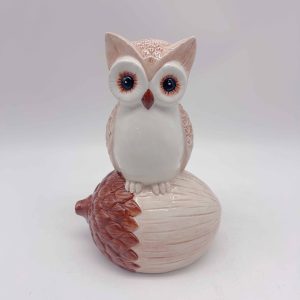 Small Pumpkin Ceramic Halloween Figurine Decor